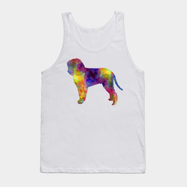 Romagna Water Dog in watercolor Tank Top by PaulrommerArt